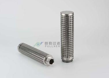 Yüksek Sıcaklık Paslanmaz Çelik Filtre Pileli Filtreler Kartuş 316L 304