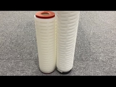 1um-5um Mikron PP Pleated Filtre En yüksek çalışma sıcaklığı 82C