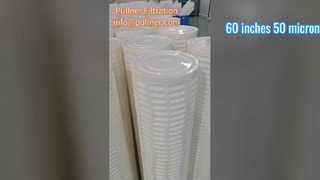 Su arıtımı için 60 inç 50 mikron yüksek akışlı filtre kartuşu