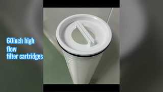 60 inç yüksek akışlı filtre kartuşları