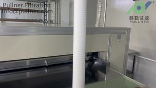Yüksek Kir Tutma Kapasitesiyle RO Su Arıtması için 30 inç PP Pleiated Filtre Kartüsü