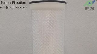 Palmiye Yağı Rafinasyonu için 60" Yüksek Akışlı Filtre Kartuşu | Yüksek Sıcaklıklı PET Kıvrımlı Medya