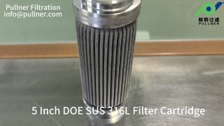 5" SUS 304 Paslanmaz Çelik Filtre Kartuşu – Yüksek Akışlı Su Filtrasyon Videosu