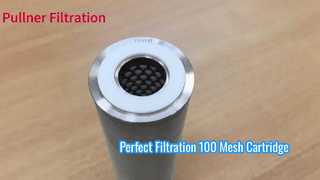 100 mesh paslanmaz filtre kartuşu