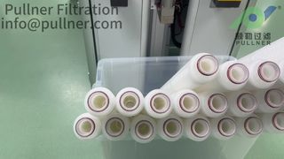 Mikroelektronik Filtrasyon için 40 inçlik Yüksek Akışlı PES Membran Filtre Kutuları
