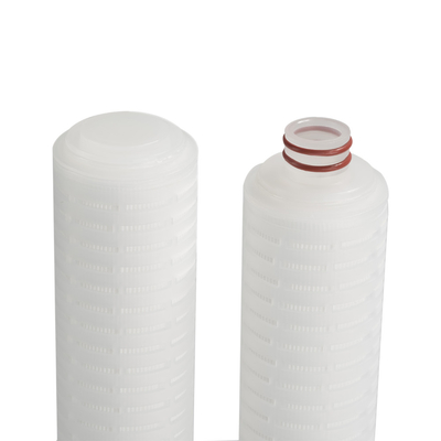 68.5mm PP Pleated Filtre Kartüsü 80°C Max Temper için Sıcak Su Sterilizasyonu