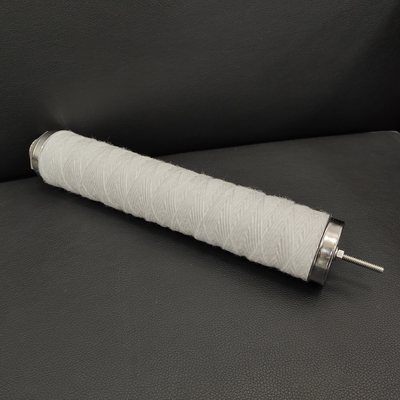 OD 60MM Paslanmaz Çelik 304/316 Destek çekirdeği ile ipli yara filtrasyon kartuşu