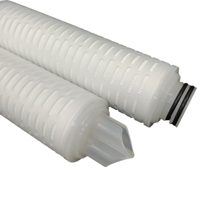 68.5mm PP Pleated Filtre Kartüsü 80°C Max Temper için Sıcak Su Sterilizasyonu