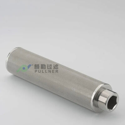 10 inç 316L Paslanmaz Çelik Çok Katmanlı Sintered Filtre Filtresi, Yüksek Sıcaklık ve Korozyona Direnciyle Yüksek Akış Uygulamaları için