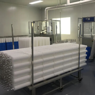 Yüksek akışlı filtreleme için 70'lik elektrik santrali kondensat su pliated filtre kartuşu ve polipropilen ortam