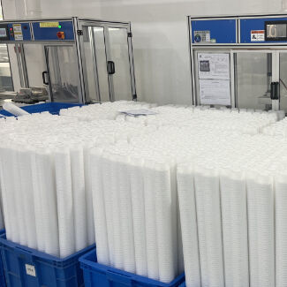 70'lik elektrik santrali filtre kartuşu 1um 10um Mikron ve kondansiyon suyu filtrasyonu için paslanmaz çelik 304/316L ile