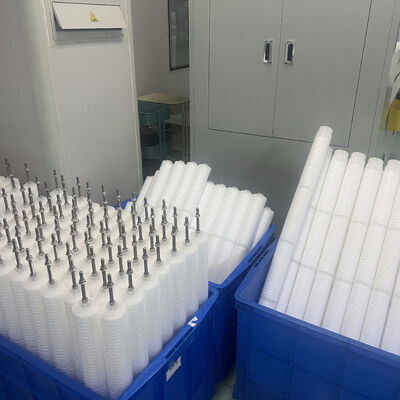 Elektrik santrallerinde kondens su için 70 inçlik PP pleated filtre kartuşu