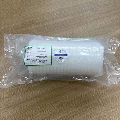 130mm Dış Çaplı Pileli Filtre Kartuşu, Yüksek Akış 200L/dk ve 2m² Filtrasyon Alanlı