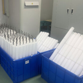 Elektrik santrallerinde kondens su için 70 inçlik PP pleated filtre kartuşu