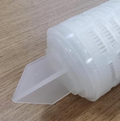 Yüksek akış hızı kimyasal ve yüksek saflıklı sıvı filtrasyonu için PTFE membranlı 40 inçlik PTFE pleated filtre kartuşu