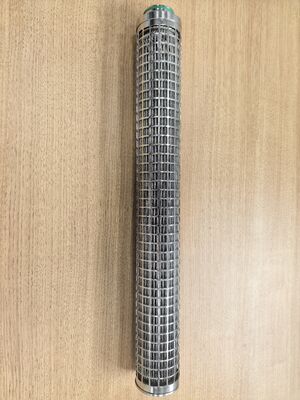 316L Paslanmaz Çelik Pleated Filtre Kutuları Büyük Filtrasyon Alanı ve Yüksek Sıcaklığa Direniş