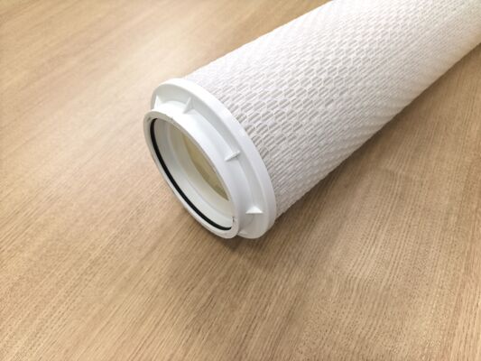 Özel bağlantı Deniz suyu filtreleme için büyük çaplı yüksek akışlı filtre kartuşu Polypropylene malzemesi kullanarak