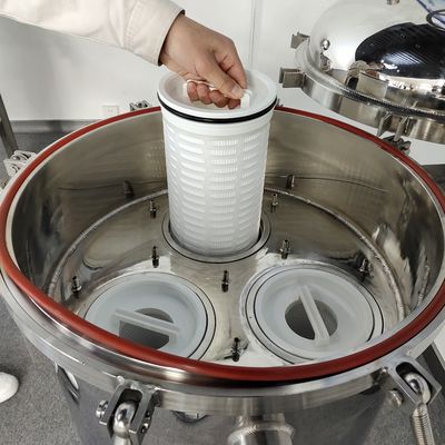 Hızlı Değişim Pp Değiştirme Yüksek Akış Hızları Filtre Elemanı Kimya Endüstrisi Filtre Kartuşu